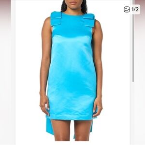 Trina Turk calipso blue Priscilla cocktail dress size 14